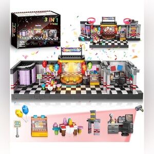 Tok Moc Five Nights at Freddy’s 3 in 1 Stage Building Blocks Brand New